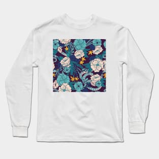 Vintage Tropical Long Sleeve T-Shirt